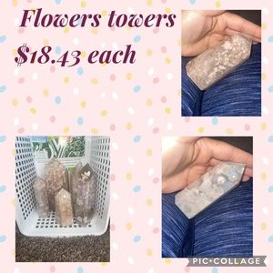 Flower agate towers